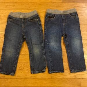 Two pairs of Children’s Place jeans. Size 2T.